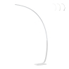 Lampada da terra ad arco con LED in metallo H160cm Keep Saldi