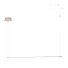 Lampada a sospensione con barra a LED in metallo 120cm Genius L Offerta