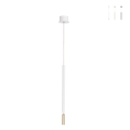 Lampada a sospensione con LED in metallo verniciato Tubic Promozione