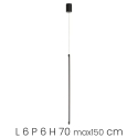 Hängelampe LED dimmbar aus Metall Genius Sales