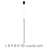 Hängelampe LED dimmbar aus Metall Genius Sales