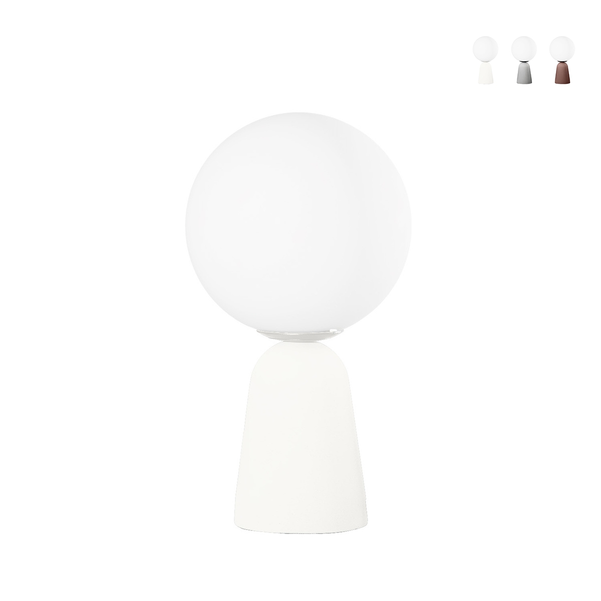 Lampada da tavolo moderna in cemento paralume rotondo H33cm Rock Table Offerta Lampada da tavolo moderna in cemento paralume rotondo H33cm Rock Table Offerta