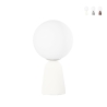 Lampada da tavolo moderna in cemento paralume rotondo H33cm Rock Table Offerta