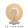 Lampada da tavolo LED con vetro graniglia Candy LT Caratteristiche