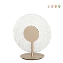 Lampada da tavolo LED con vetro graniglia Candy LT Saldi