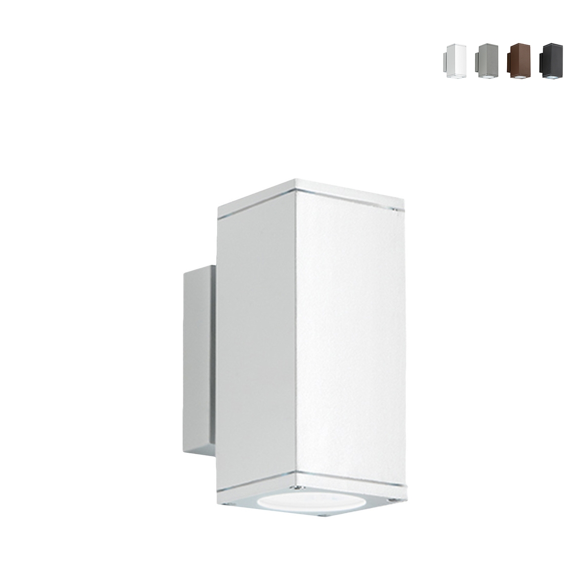 Wandleuchte aus Aluminium für den Außenbereich Doppellampe H19cm Nevada Sales Wandleuchte aus Aluminium für den Außenbereich Doppellampe H19cm Nevada Sales