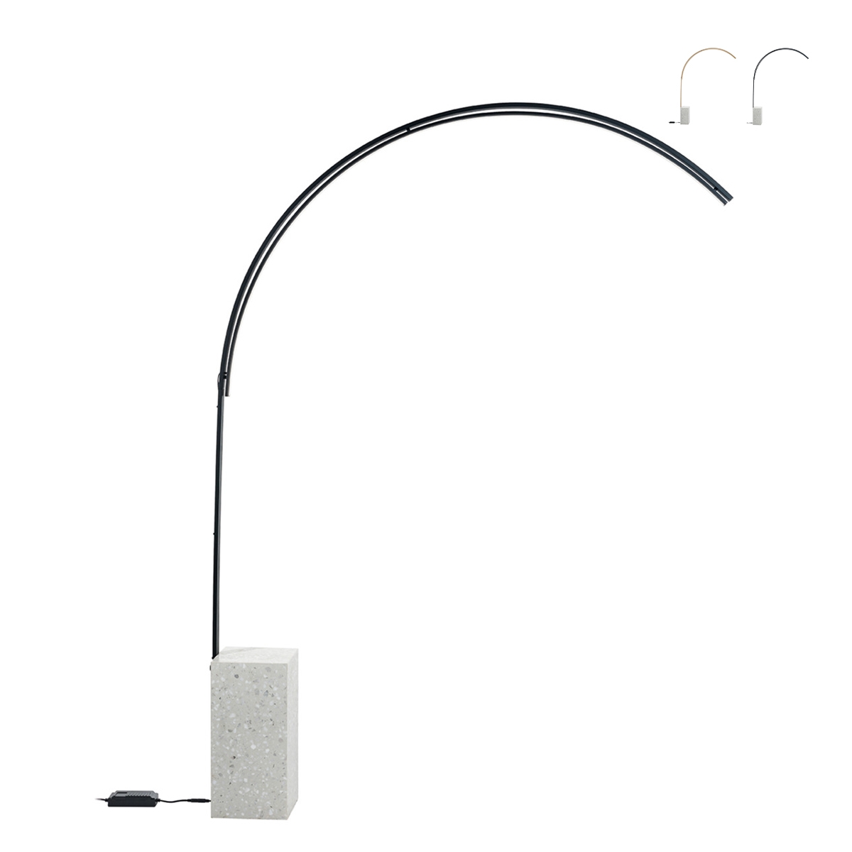 Stehlampe Bogen aus Metall mit LED H215cm Biblio M Aktion Stehlampe Bogen aus Metall mit LED H215cm Biblio M Aktion