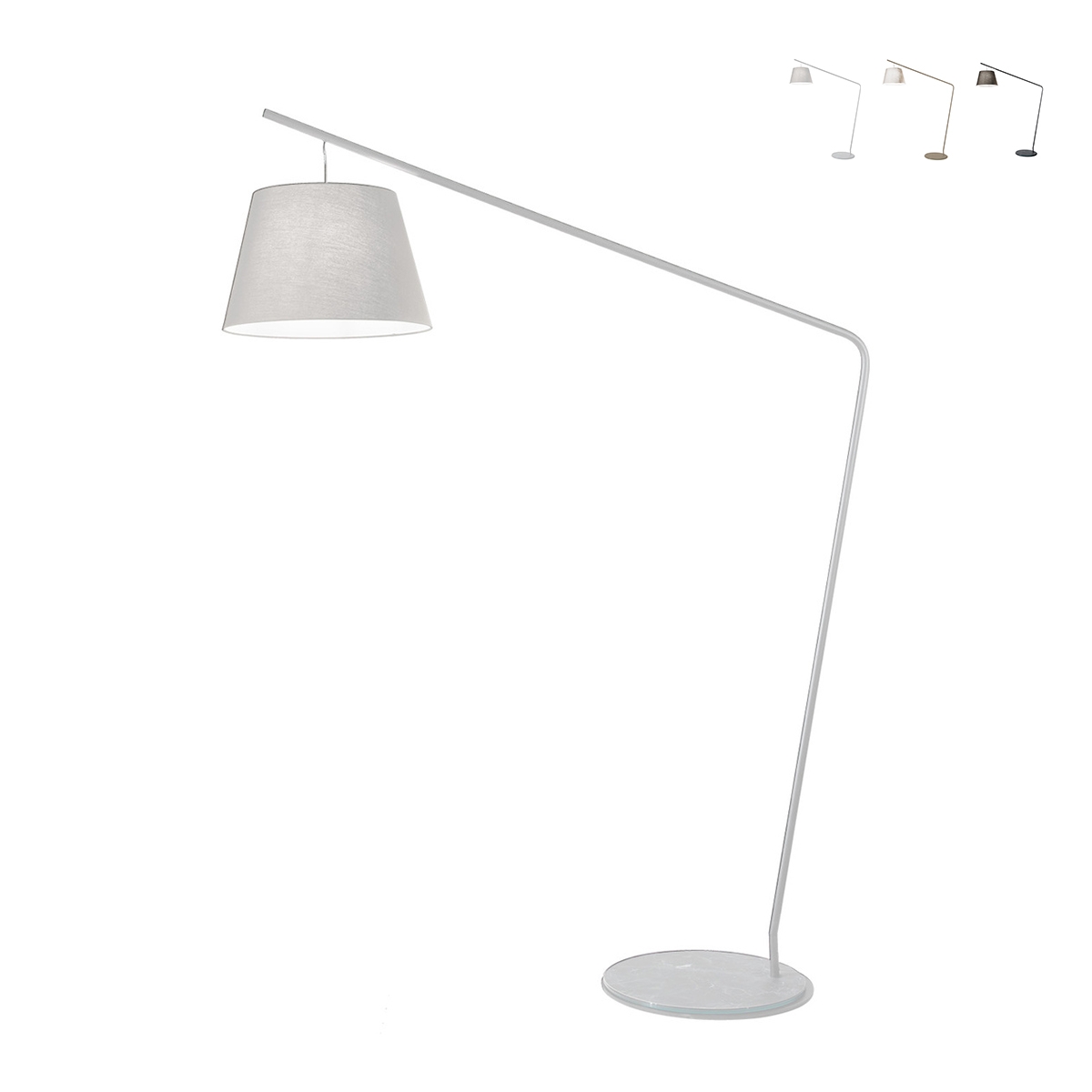 Lampada da terra con paralume in tessuto H190cm Velvet Vendita Lampada da terra con paralume in tessuto H190cm Velvet Vendita