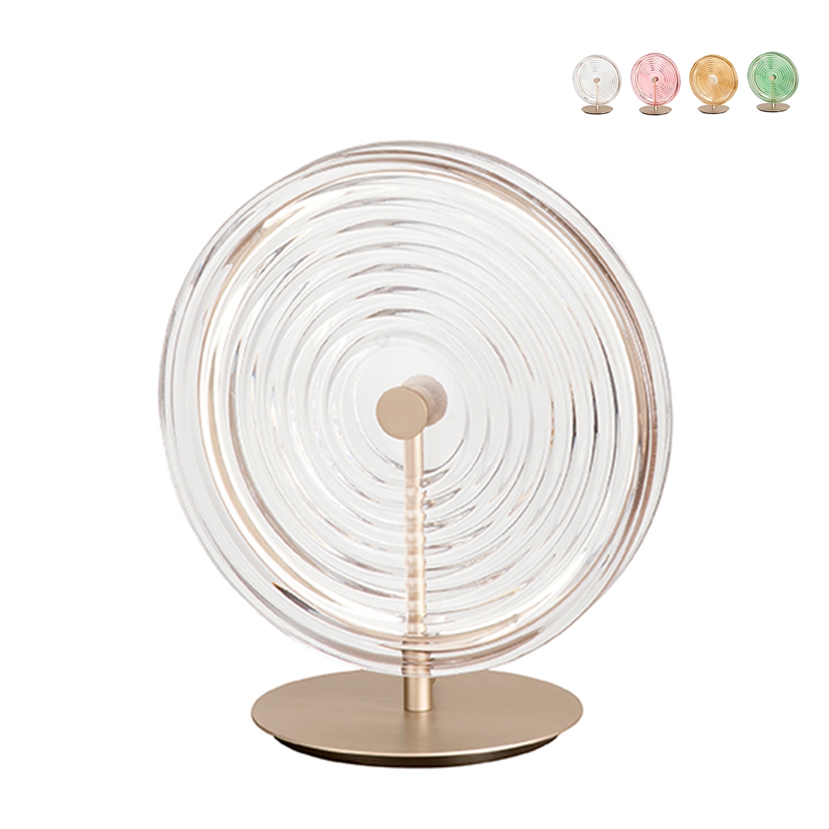 Lampada da tavolo design con vetro decorato Jokey LT Promozione Lampada da tavolo design con vetro decorato Jokey LT Promozione
