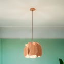 Lampadario da soffitto in legno design moderno Pevero-S Vendita