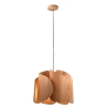 Lampadario da soffitto in legno design moderno Pevero-S Offerta