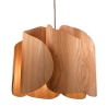 Lampadario da soffitto in legno design moderno Pevero-S Saldi