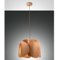 Lampadario da soffitto in legno design moderno Pevero-S Sconti