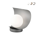 Lampada da tavolo moderna LED con paralume a sfera in vetro Adria-T Promozione