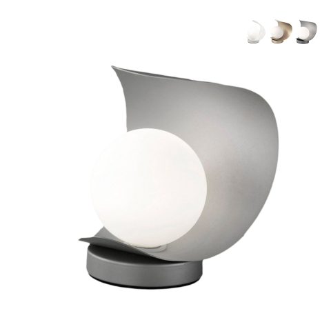 Lampada da tavolo moderna LED con paralume a sfera in vetro Adria-T Promozione
