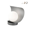Lampada da tavolo moderna LED con paralume a sfera in vetro Adria-T Promozione