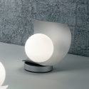 Lampada da tavolo moderna LED con paralume a sfera in vetro Adria-T Vendita