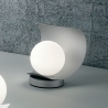 Lampada da tavolo moderna LED con paralume a sfera in vetro Adria-T Vendita