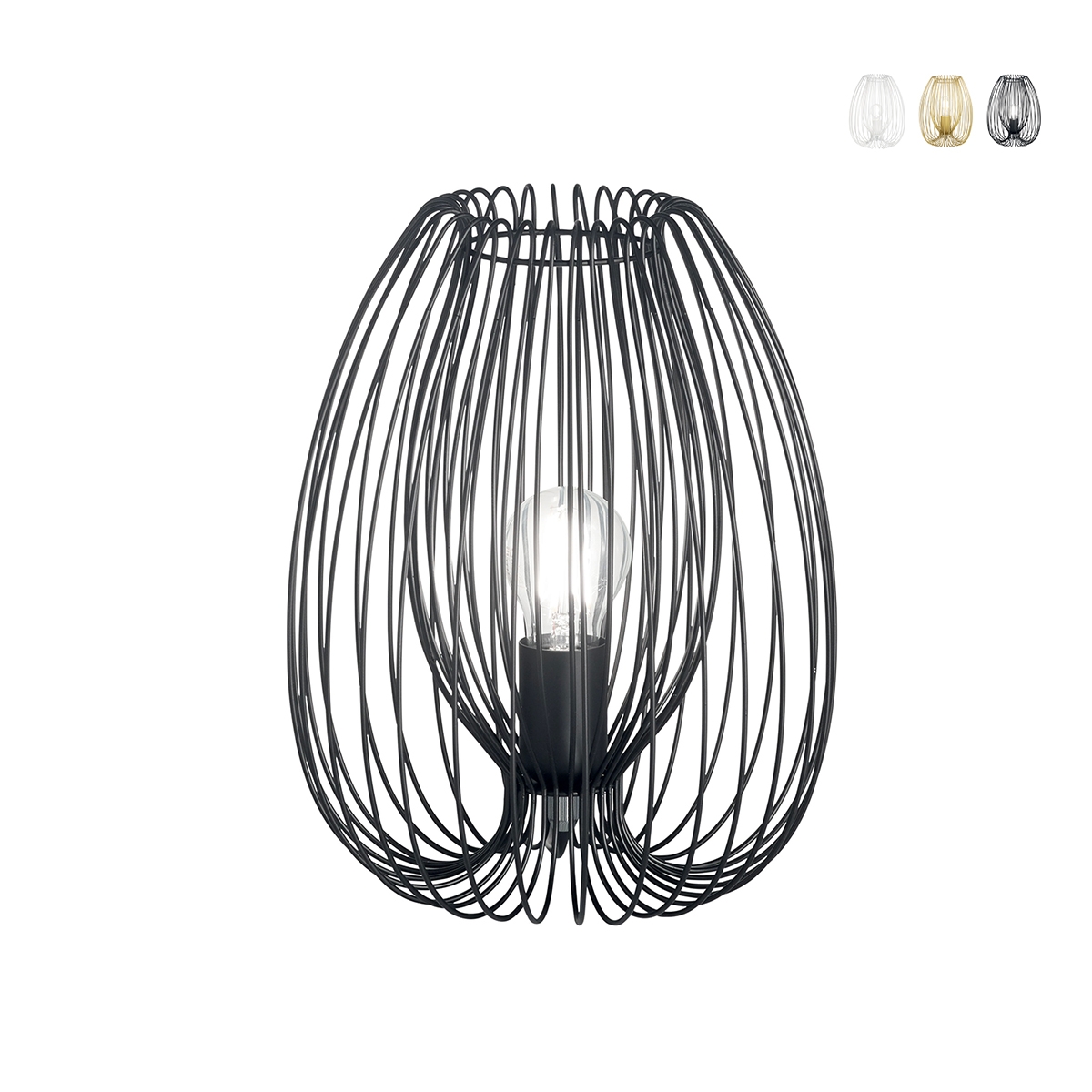 Lampe de table moderne avec cage en métal Camp-T Promotion Lampe de table moderne avec cage en métal Camp-T Promotion