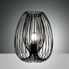 Lampada da tavolo moderna con gabbia in metallo Camp-T Offerta