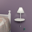 Lampada da parete LED con dimmer e USB per camera da letto Goodnight Saldi