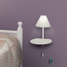 Lampada da parete LED con dimmer e USB per camera da letto Goodnight Saldi