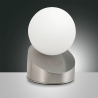 Lampada LED moderna da tavolo comodino a sfera in vetro soffiato Gravity Offerta