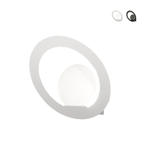 Lampada applique LED da parete di design in metallo con dimmer Hector Promozione