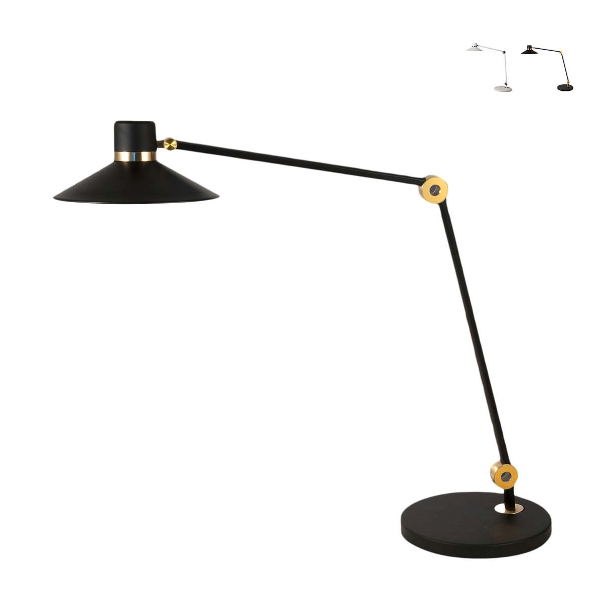 Lampada da tavolo scrivania moderna a LED con bracci orientabili Panarea Promozione Lampada da tavolo scrivania moderna a LED con bracci orientabili Panarea Promozione