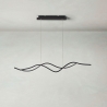 Lampada a sospensione moderna LED con design ondulato Sinuo Offerta