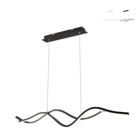 Lampada a sospensione moderna LED con design ondulato Sinuo Promozione