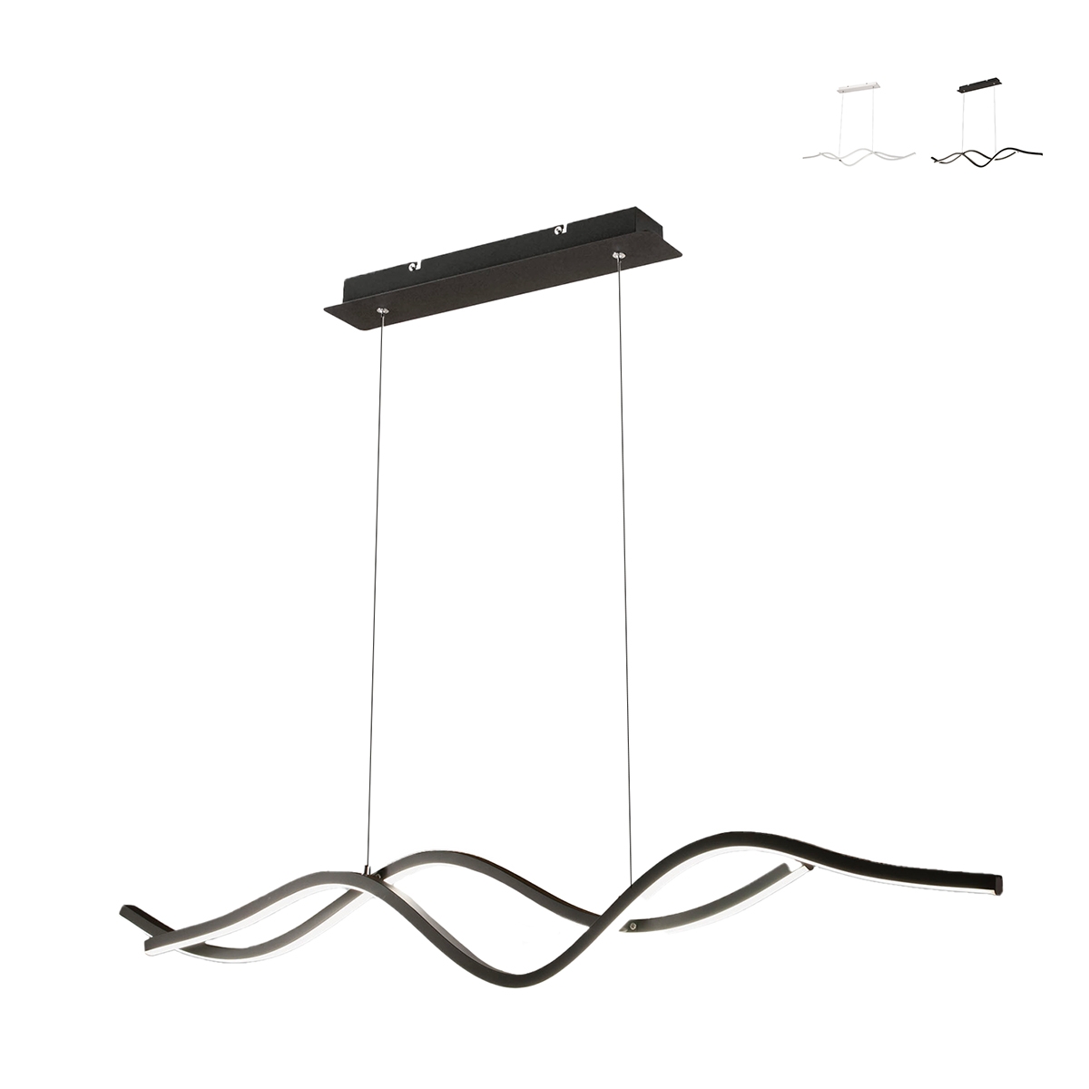 Lampada a sospensione moderna LED con design ondulato Sinuo Promozione Lampada a sospensione moderna LED con design ondulato Sinuo Promozione