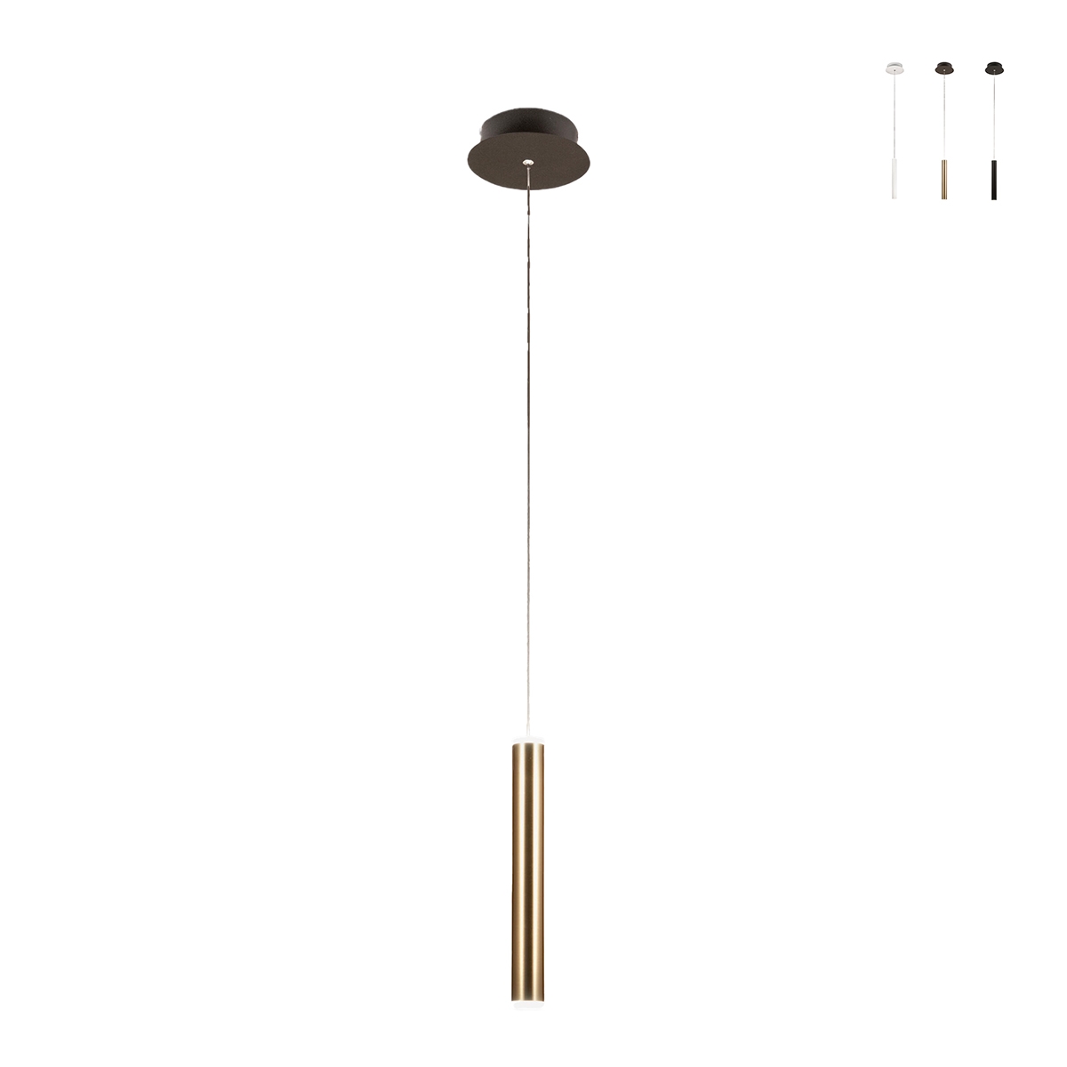 Lampada LED a sospensione moderna con diffusore tubolare Prado-C Promozione Lampada LED a sospensione moderna con diffusore tubolare Prado-C Promozione