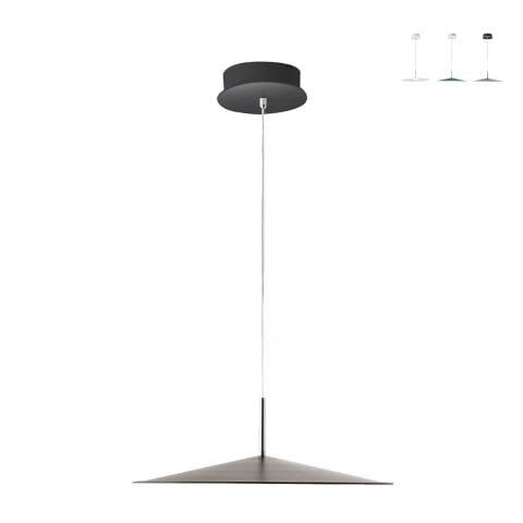 Suspension moderne avec diffuseur LED circulaire Kasa Promotion