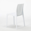 Table Carrée Noire 70x70cm Avec 2 Chaises Colorées Grand Soleil Set Intérieur Bar Café Ice Mojito 