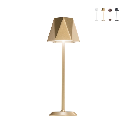 Lampada moderna LED da tavolo interno esterno portatile ricaricabile Katy Promozione