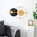 Orologio da parete 81x50cm design moderno metallo dorato Tempo Vendita