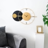 Orologio da parete 81x50cm design moderno metallo dorato Tempo Vendita