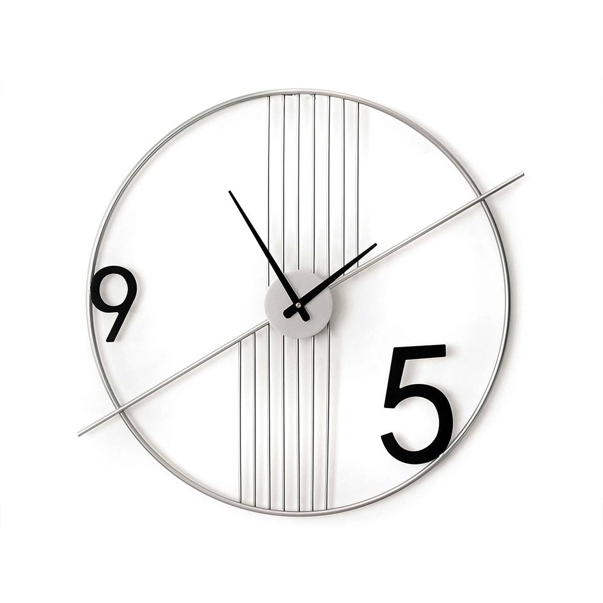 Orologio da parete design moderno minimal 65x60cm in metallo Rondo Promozione Orologio da parete design moderno minimal 65x60cm in metallo Rondo Promozione