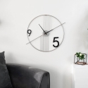 Orologio da parete design moderno minimal 65x60cm in metallo Rondo Vendita