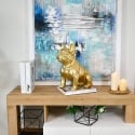 Statue Bulldog Français en Résine Dorée Design Moderne Forma-G Vente