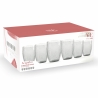 Set di 6 bicchieri acqua trasparenti 300ml in vetro soffiato Acapulco Promozione