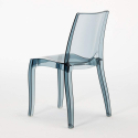 Schwarz Quadratisch Tisch und 2 Stühle Farbiges Transparent Grand Soleil Cristal Light Platinum Preis