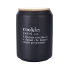 Schwarze Keksdose mit Bambusdeckel 1,6L Victionary G Aktion