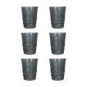 Ensemble de 6 verres à eau 240ml avec décor en relief Nobilis Promotion