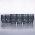 Ensemble de 6 verres à eau 240ml avec décor en relief Nobilis Remises