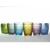 Set di 6 bicchieri acqua 300ml con lavorazione a rilievo Koralight Caratteristiche