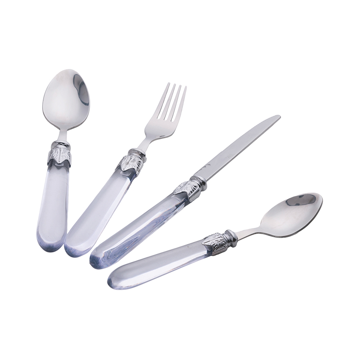 Set di 24 posate in acciaio inox 6 persone Imperial P Villa d'Este Home Tivoli Promozione Set di 24 posate in acciaio inox 6 persone Imperial P Villa d'Este Home Tivoli Promozione