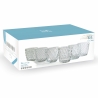 Set di 6 bicchieri acqua trasparenti in vetro 325ml Diversity Catalogo