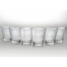 Set di 6 bicchieri acqua trasparenti in vetro soffiato 300ml Cancun Offerta